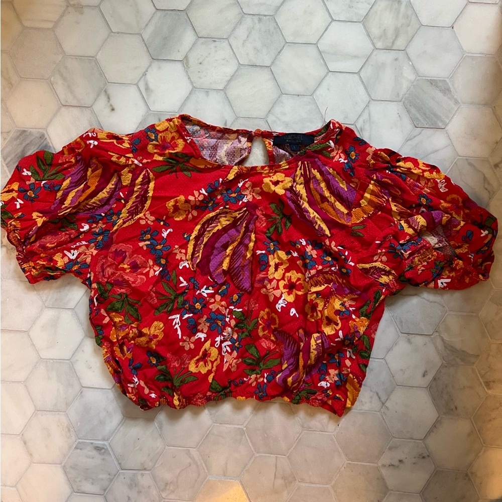 Fun bright colored crop top